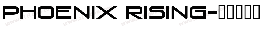 Phoenix Rising字体转换